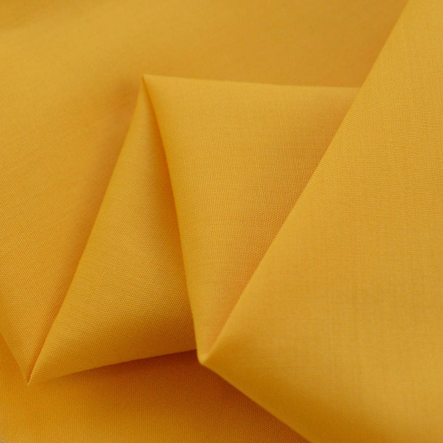 Superior Quality Plain Poly/Cotton - Mustard