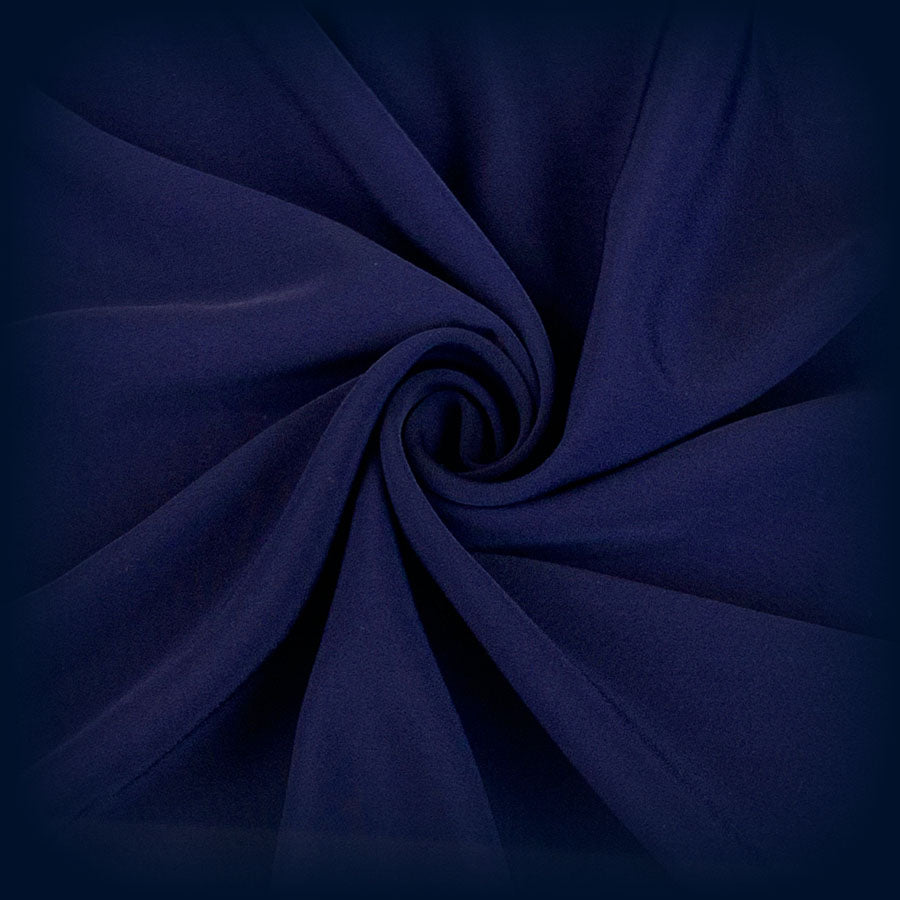 Landon Smooth Crepe - Dark Navy