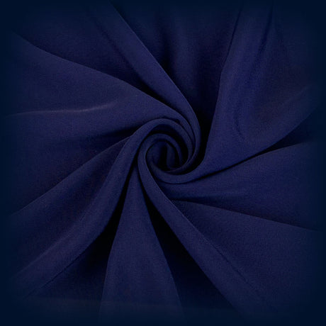 Superior Satin Crepe Dark Navy Deep Navy Blue Polyester Crepe Dress Fabric Close Up Drape Fabric Photo 19E869F2 9E0D 45F7 Bb95 Fb47C92Ae49C