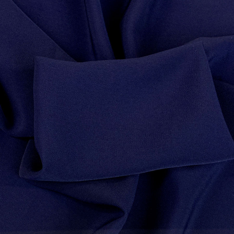 Remnant - Landon Smooth Crepe - Dark Navy - (1m)