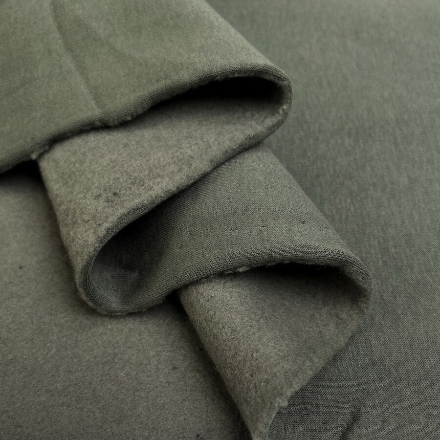 Superior Sweatshirt Khaki Green Cotton Polyester Knit Fabric Fold C7A0Ba1F 4Ed9 4D82 81C6 507602E28361