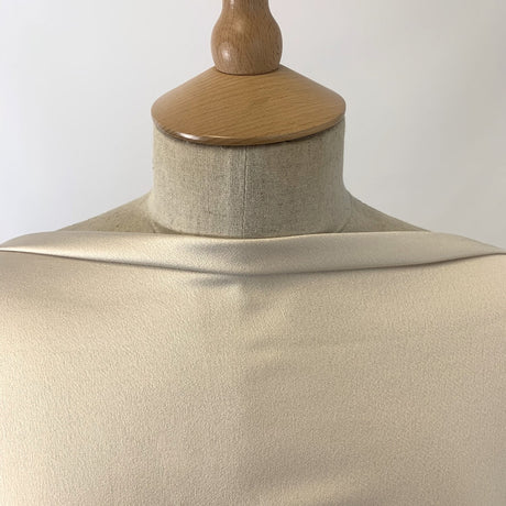 Supreme Champagne Satin Backed Matte Crepe Dress 3