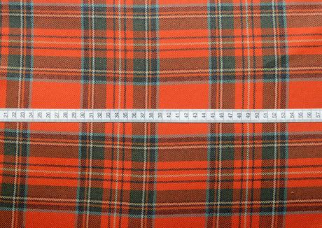 Tartan Mutred Royal Strewart Wool Fabric S