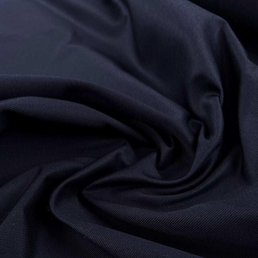 Taskmaster French Navy Polyester Cotton Twill Trouser Fabric