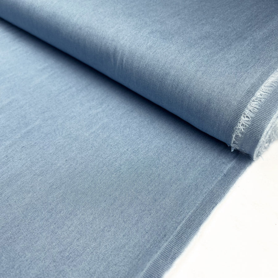 Tencel Feel Denim Chambray - Light Blue