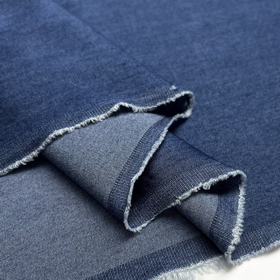 Tencel Feel Denim Chambray - Mid Blue
