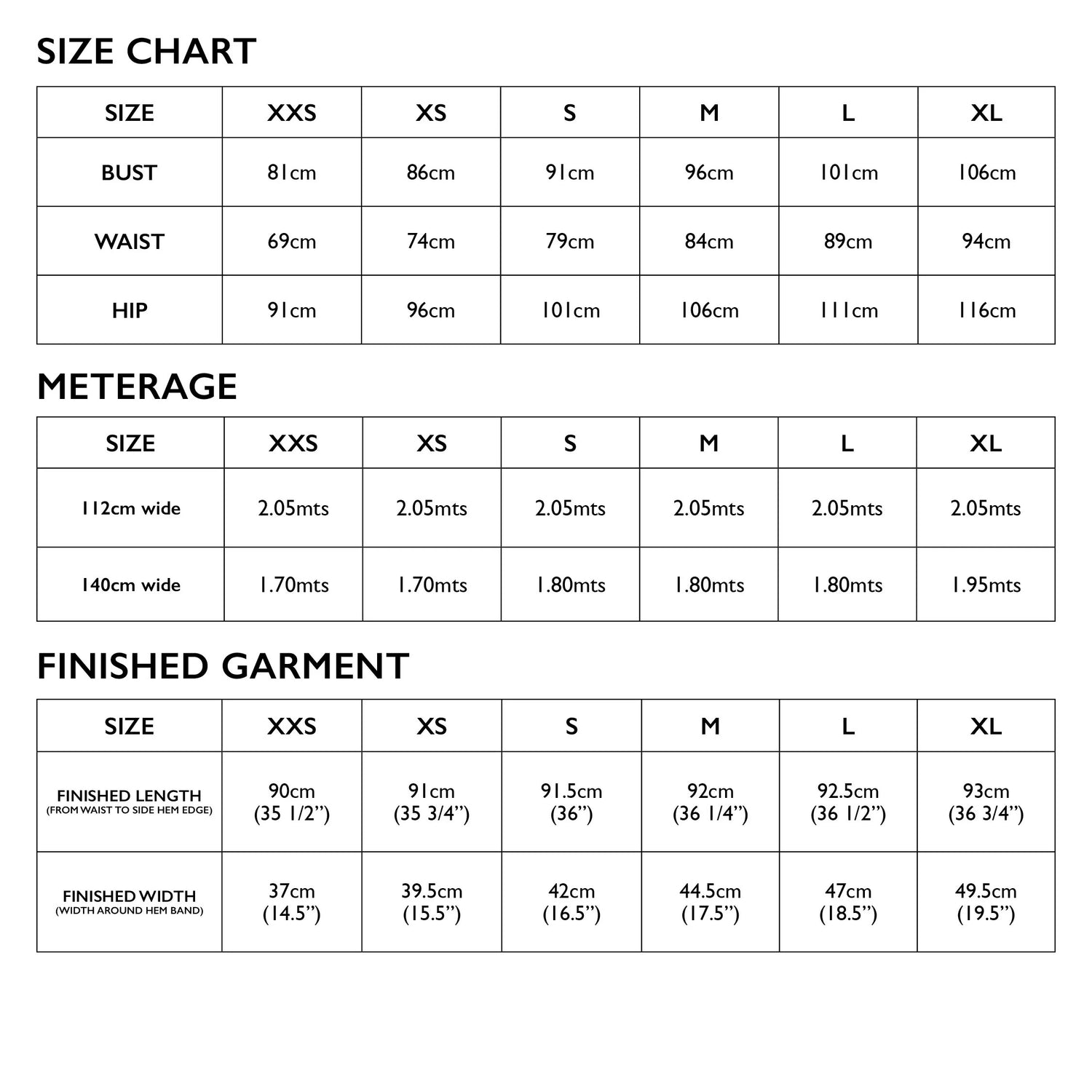 Tessuti - Demi Pants Sewing Pattern (UK XXS-XL)