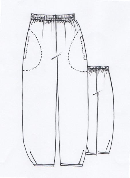 Tessuti - Demi Pants Sewing Pattern (UK XXS-XL)