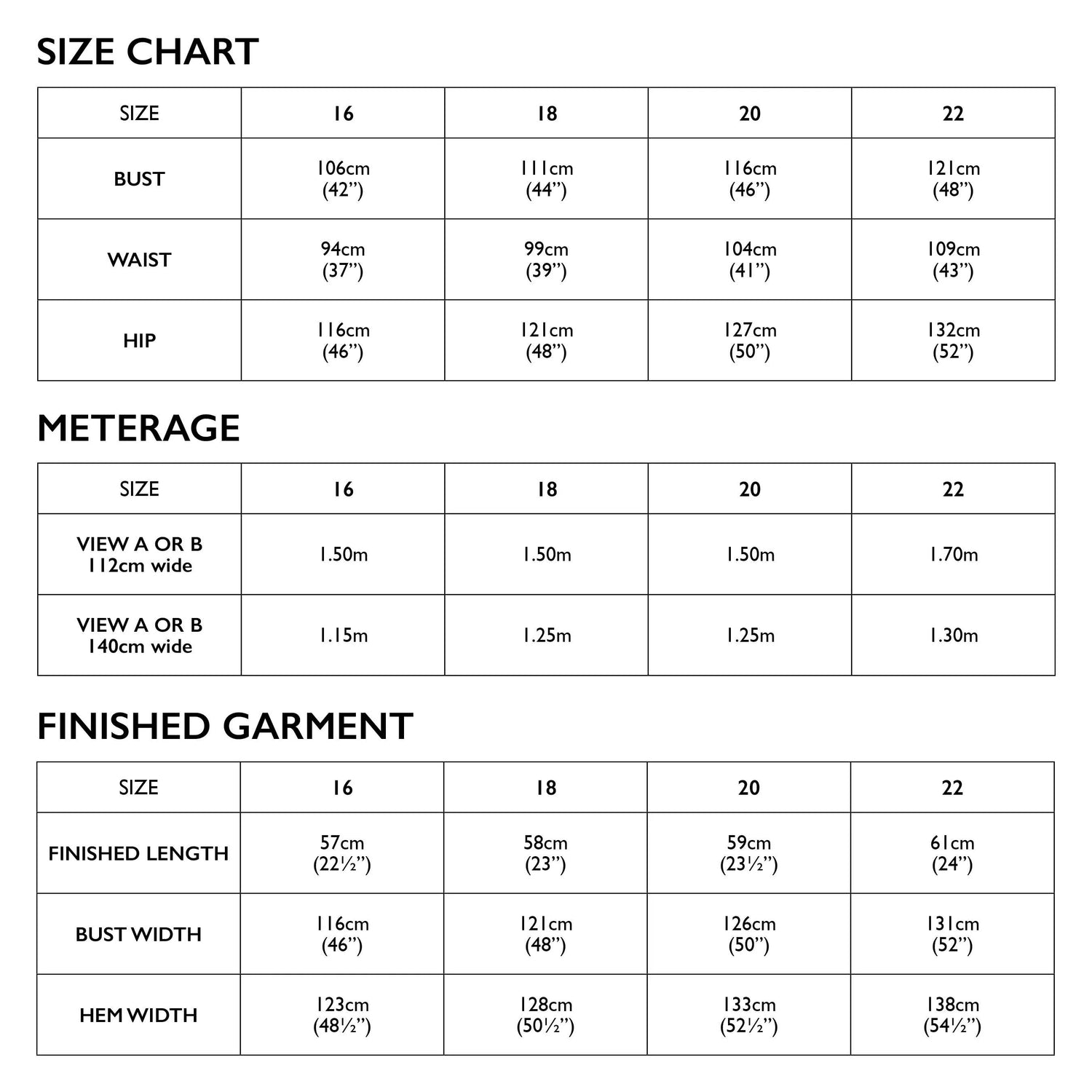 Tessuti - Kate Top Sewing Pattern (UK 16-22)