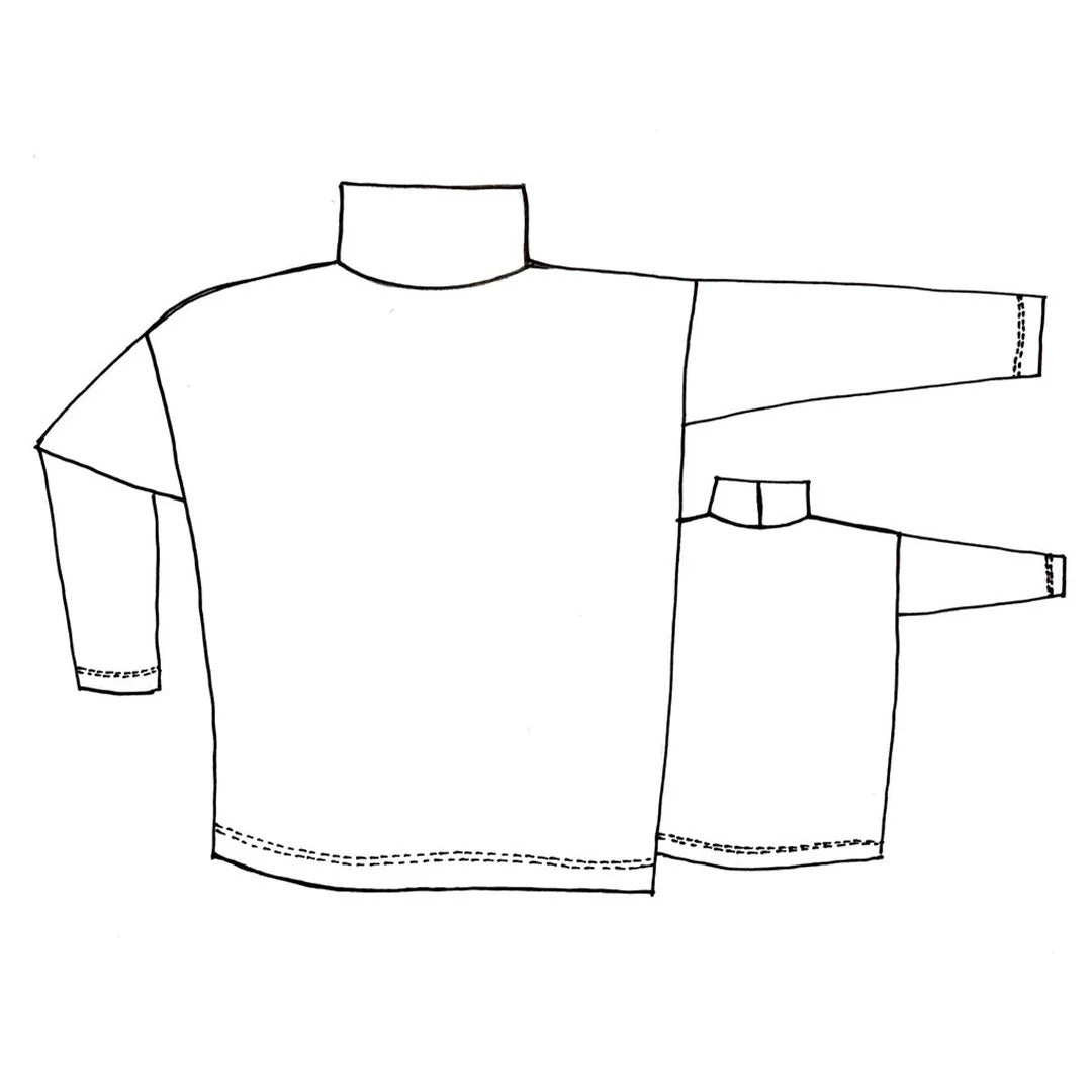 Tessuti - Monroe Turtleneck Pattern (UK XXS-XXL)