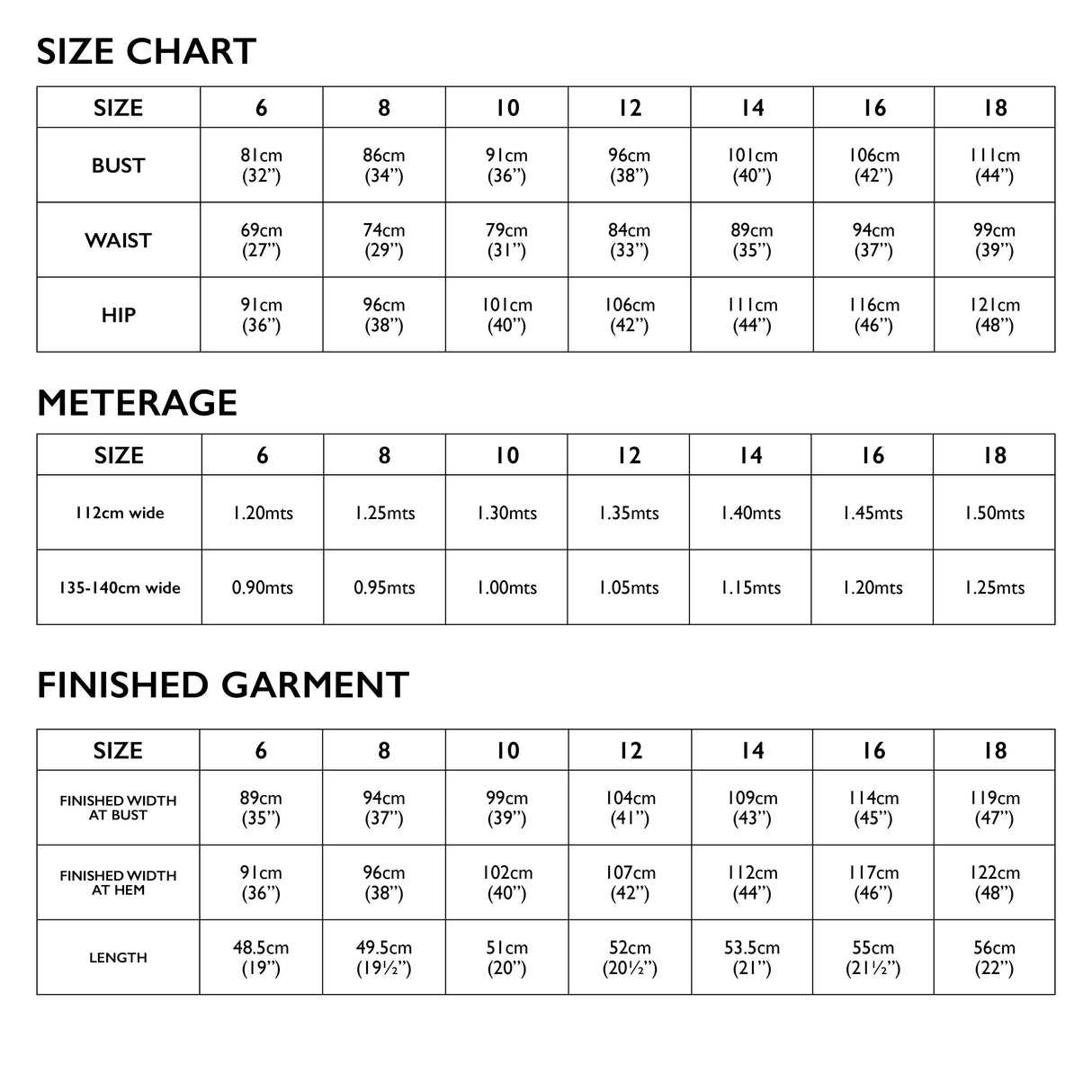 Tessuti - Tavi Top Sewing Pattern (UK 6-18)