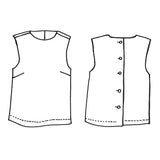 Tessuti - Tavi Top Sewing Pattern (UK 6-18)