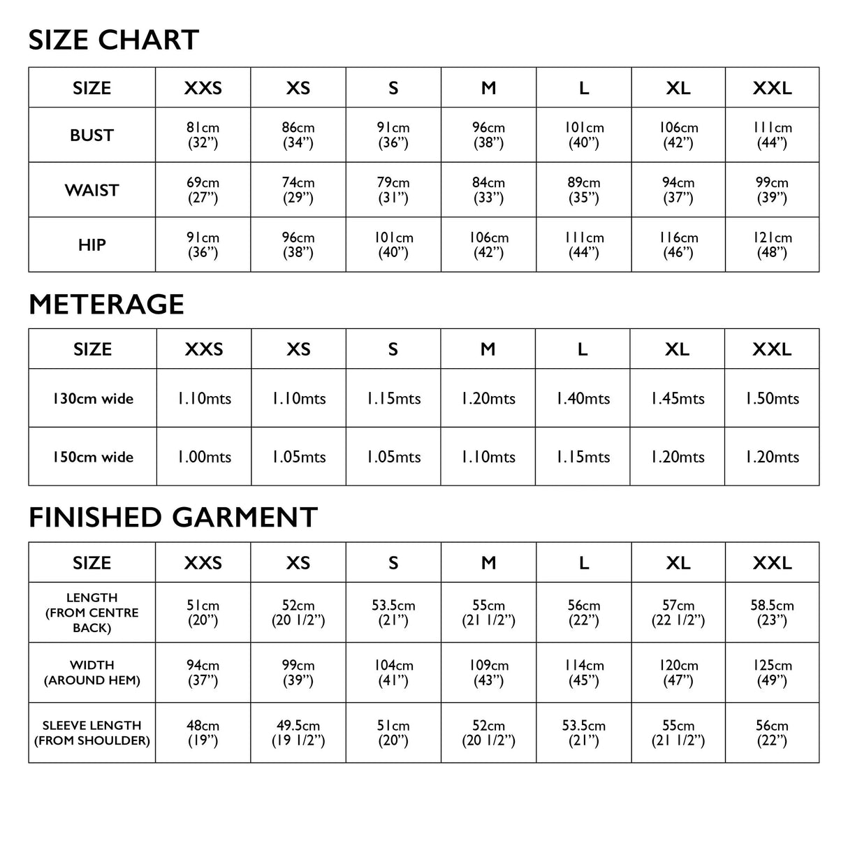 Tessuti - Verona Jacket Pattern (UK XXS-XXL)