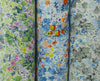 Pima Cotton Lawn - The Garden Of Shakespeare - Blue & Orange