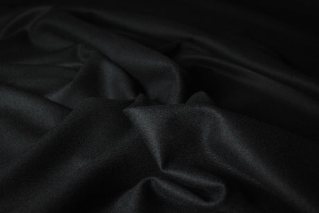 The Undertaker Black Wool Fabric W