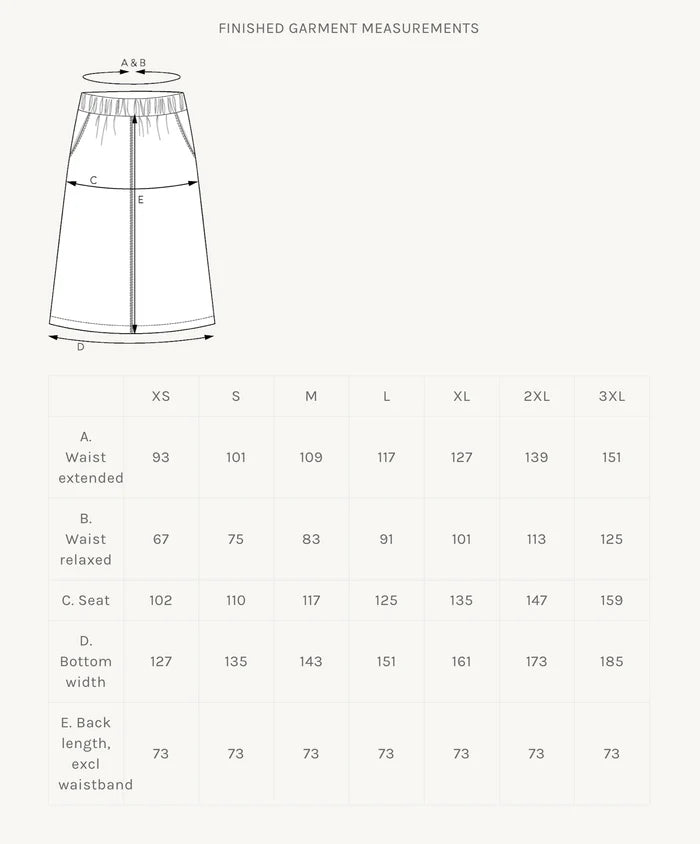 The Assembly Line - A-Line Midi Skirt Pattern