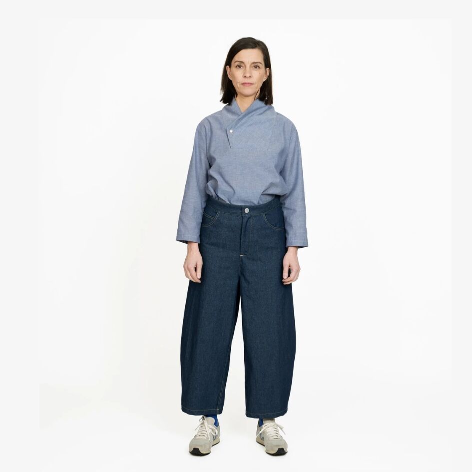 The Assembly Line - Barrel Leg Trousers Pattern
