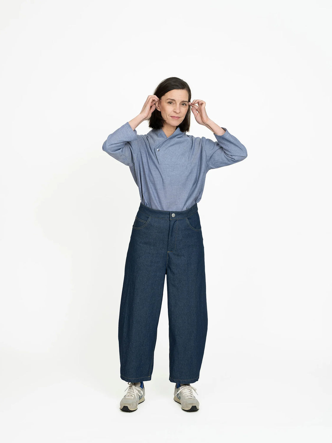 The Assembly Line - Barrel Leg Trousers Pattern