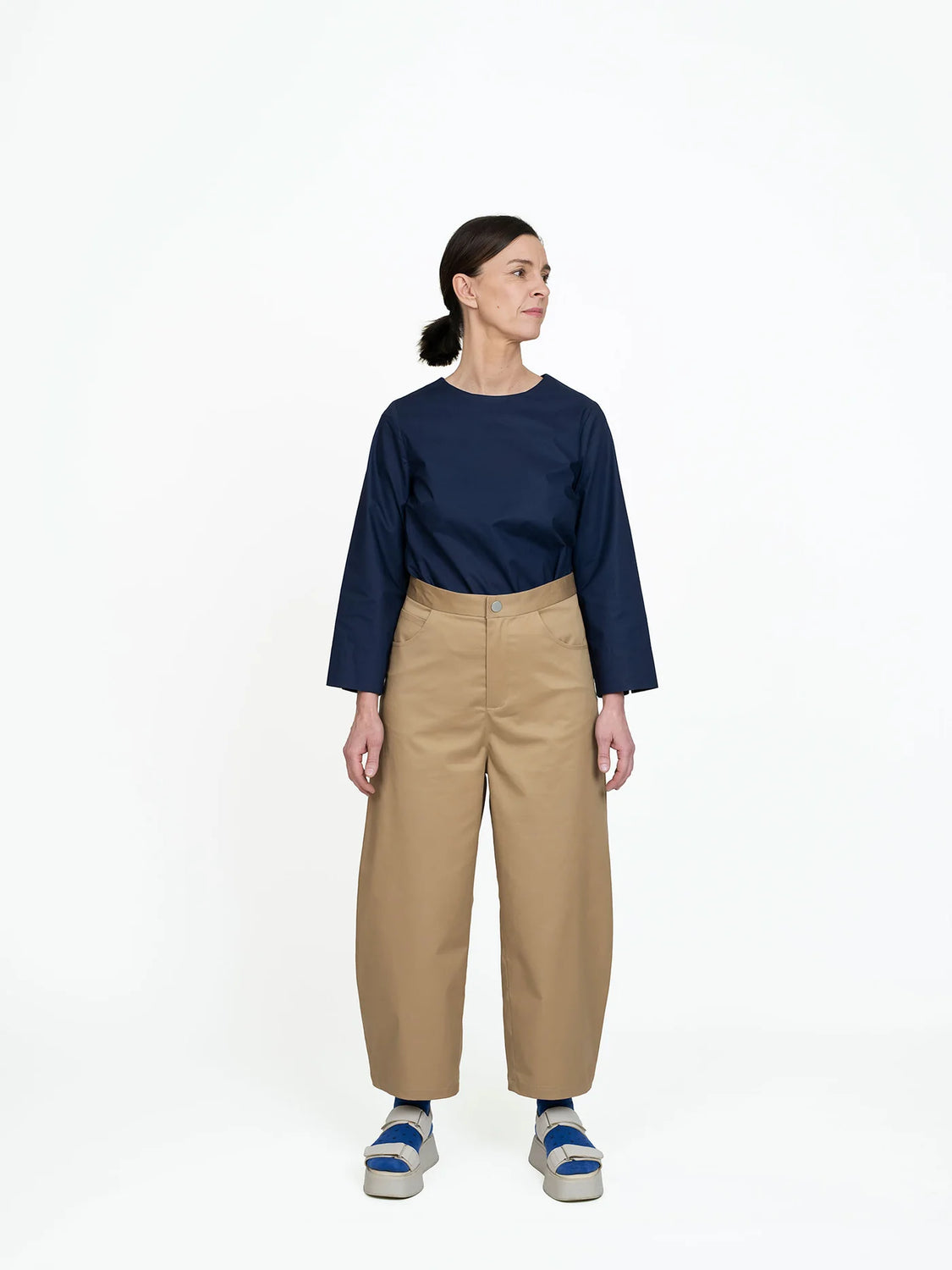 The Assembly Line - Barrel Leg Trousers Pattern