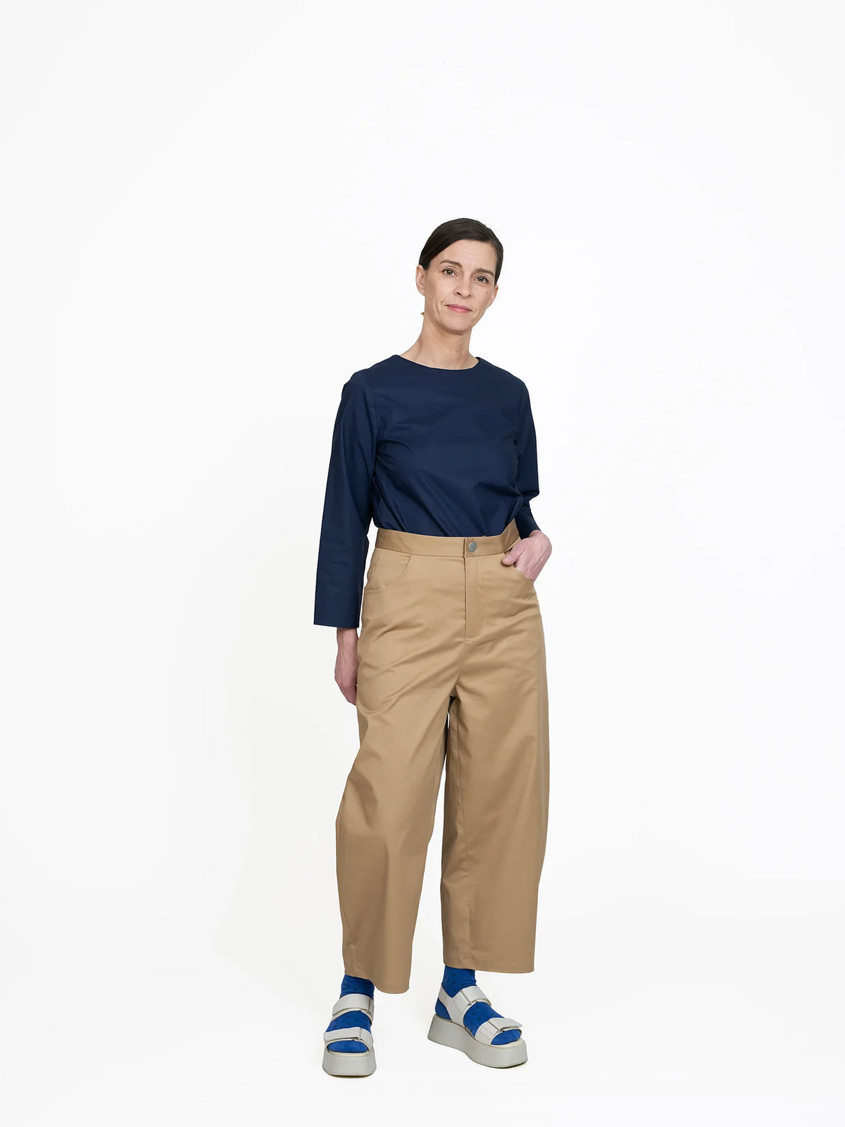 The Assembly Line - Barrel Leg Trousers Pattern