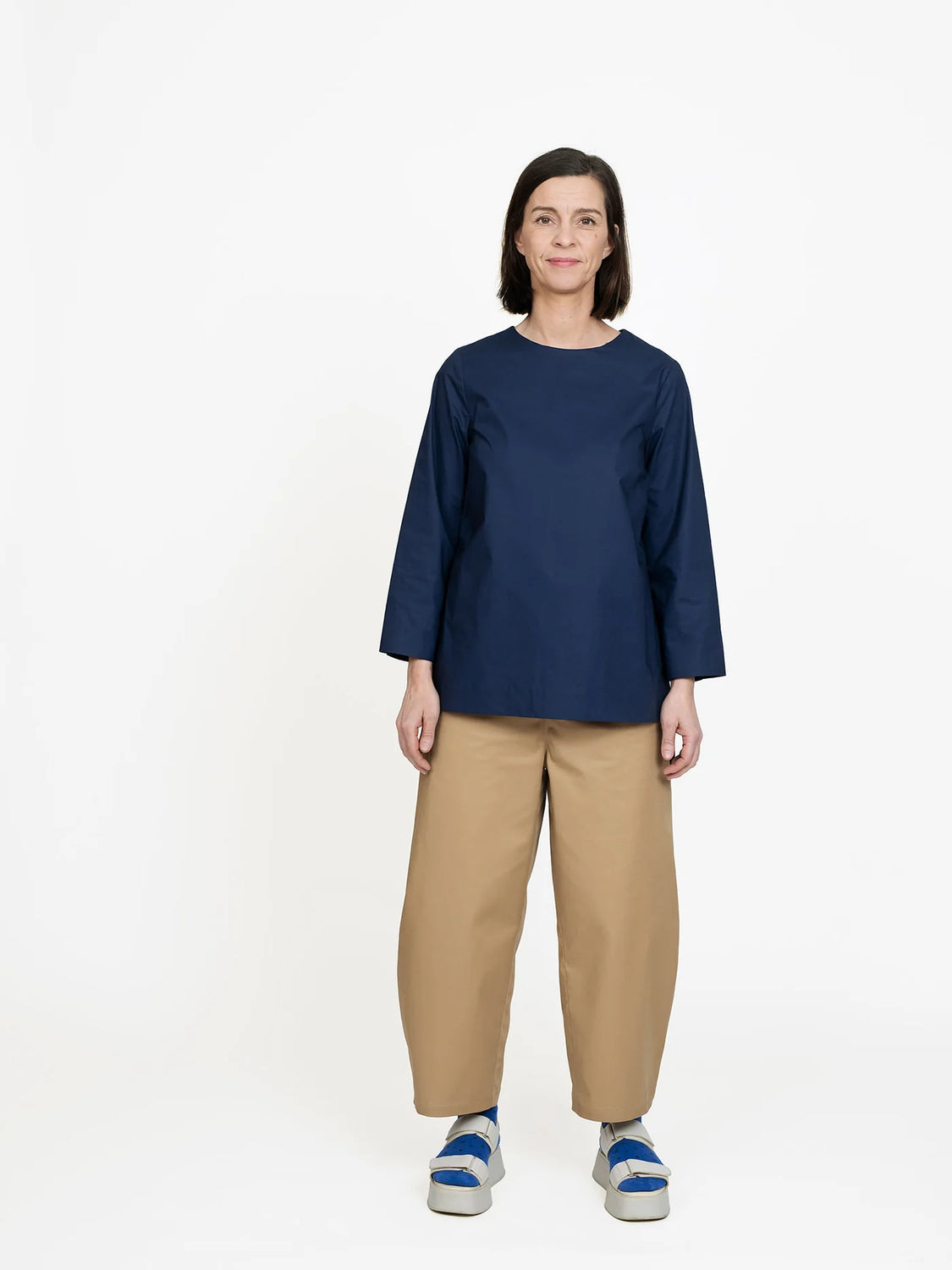 The Assembly Line - Barrel Leg Trousers Pattern