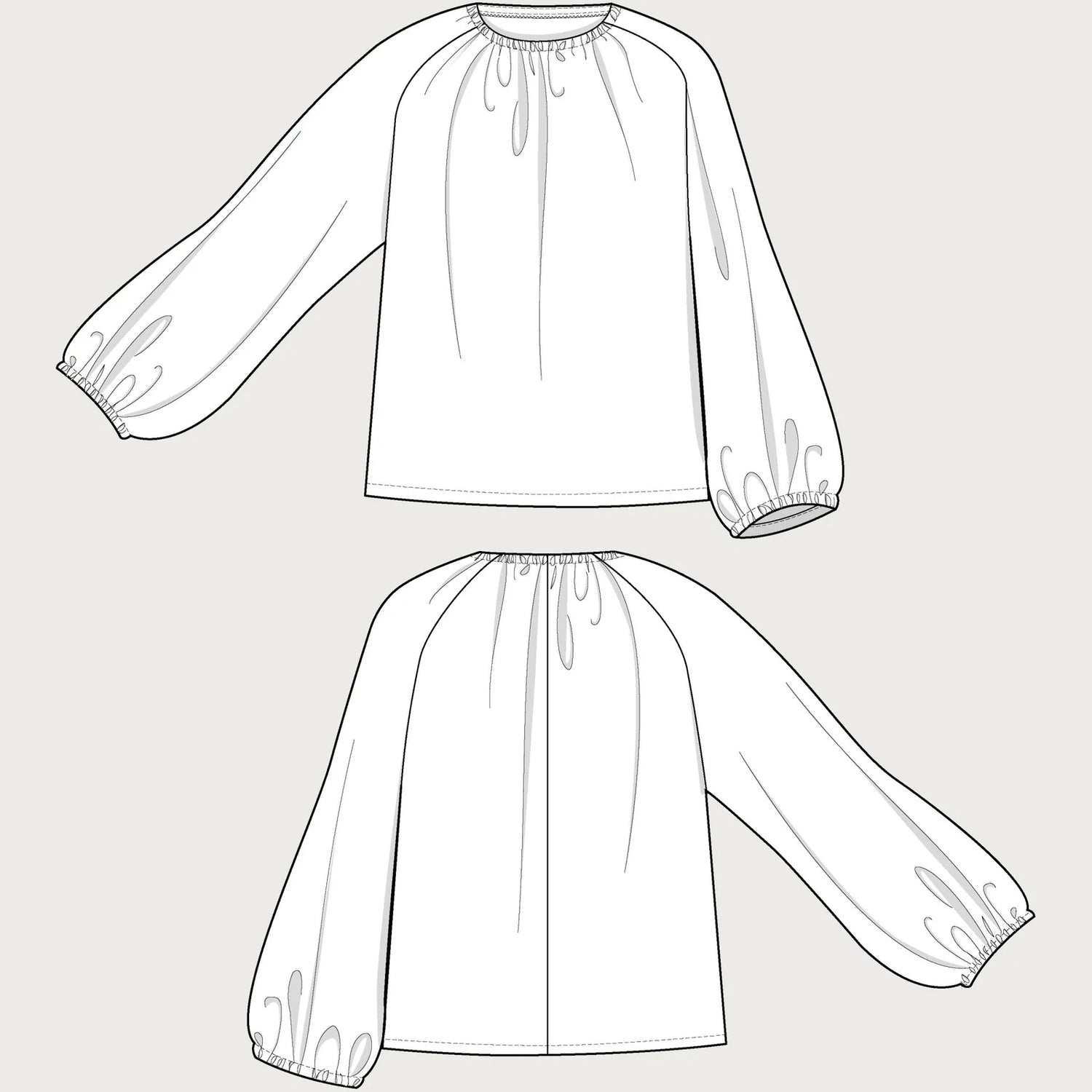 The Assembly Line - Billow Blouse Pattern