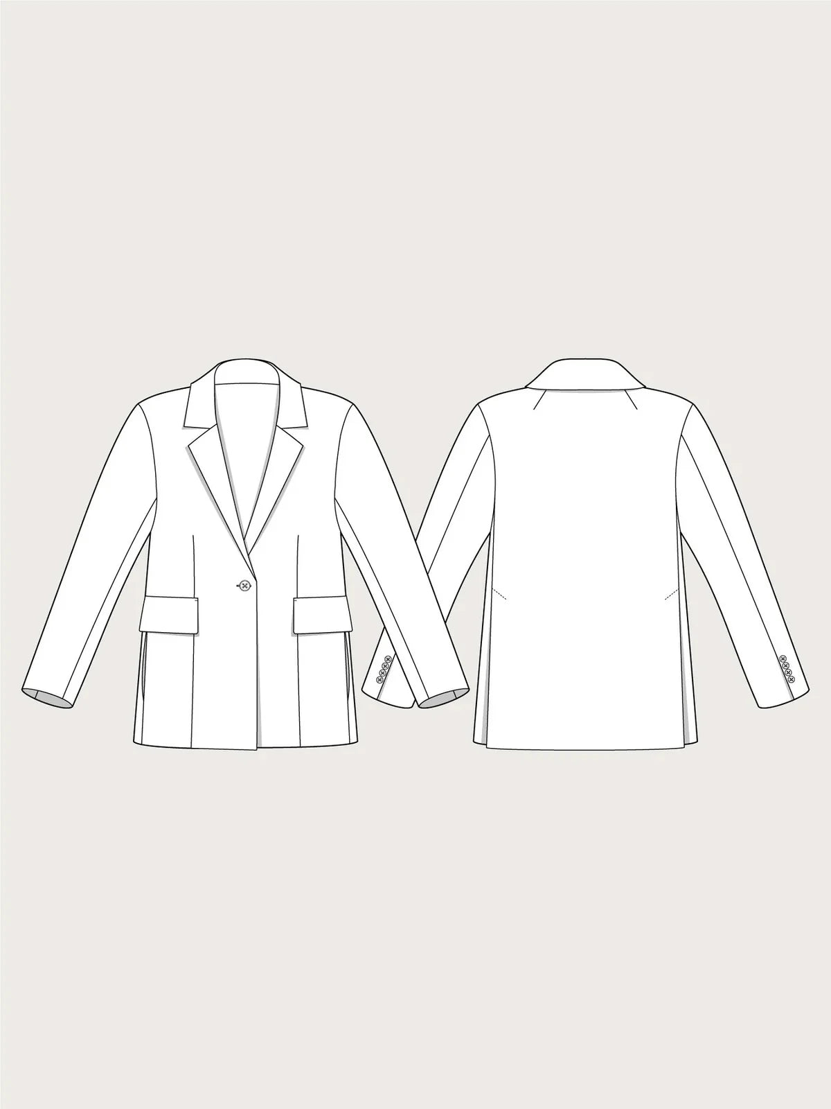 The Assembly Line - Blazer Sewing Pattern