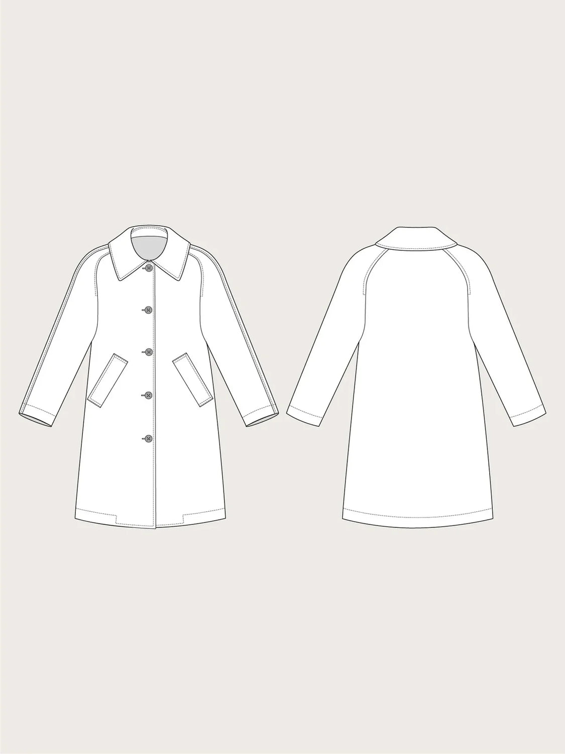 The Assembly Line - Car Coat Sewing Pattern