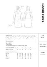 The Assembly Line - Hoodie Parka Sewing Pattern