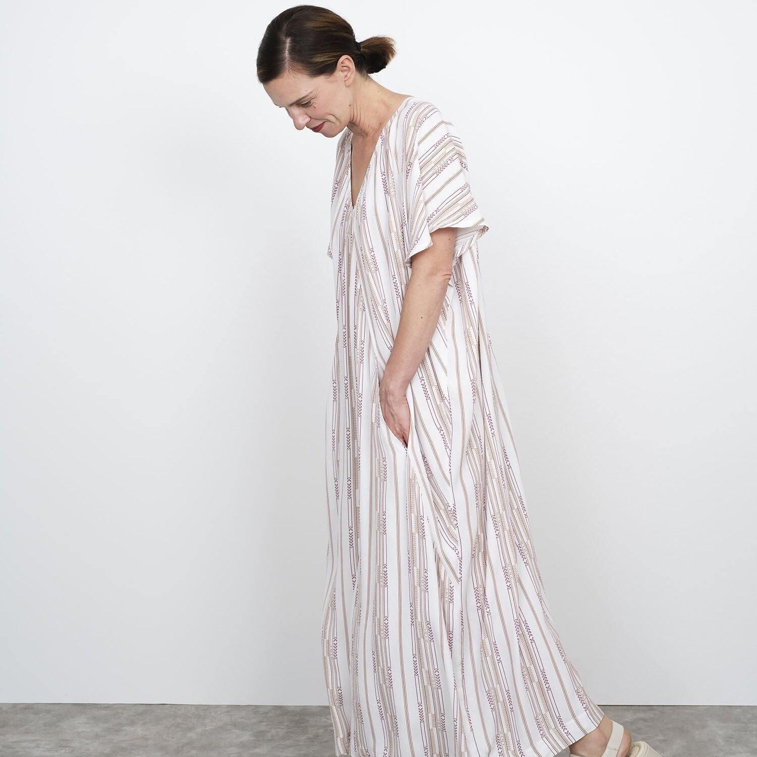 The Assembly Line - Minimalist Kaftan Dress Pattern