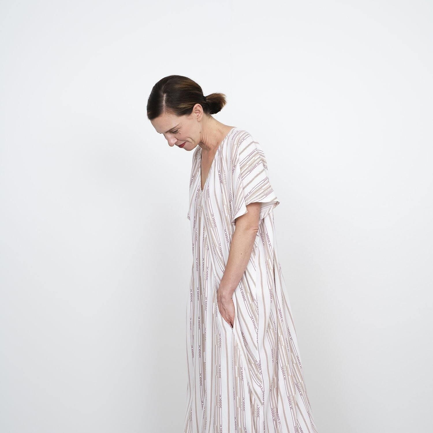 The Assembly Line - Minimalist Kaftan Dress Pattern