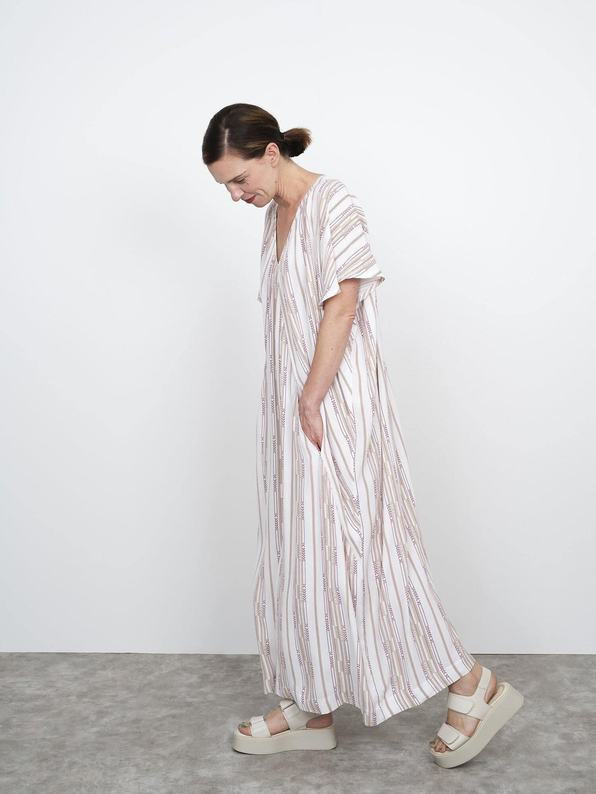 The Assembly Line - Minimalist Kaftan Dress Pattern