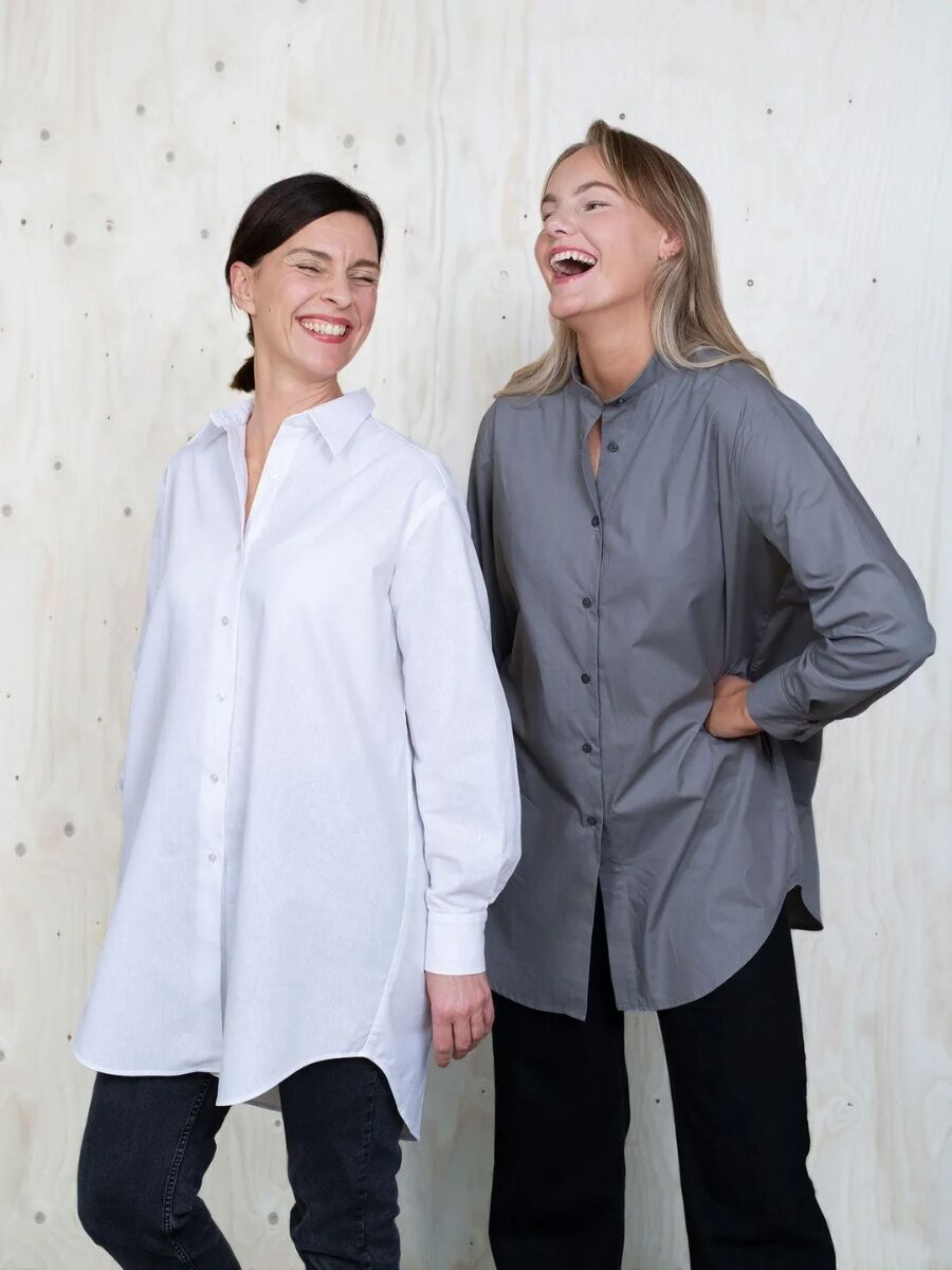 The Assembly Line Oversized Shirt Pattern 1