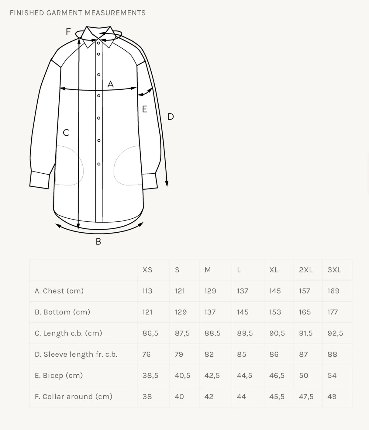 The Assembly Line - Oversized Shirt Pattern