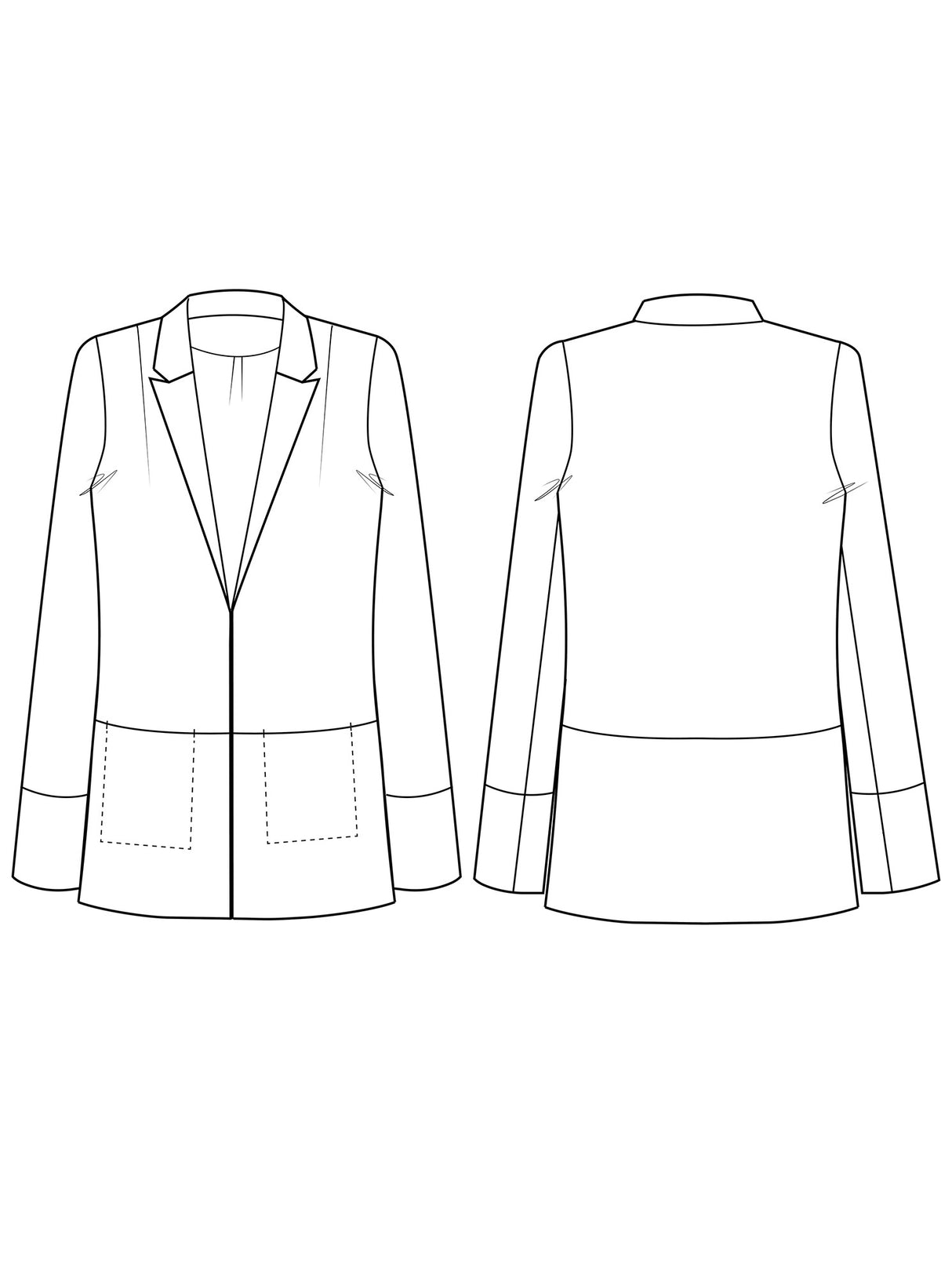 The Avid Seamstress - Blazer Pattern (UK 6-22)