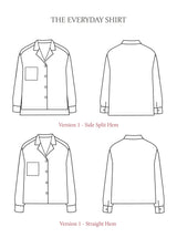 The Avid Seamstress - Everyday Shirt Pattern (UK 6-22)