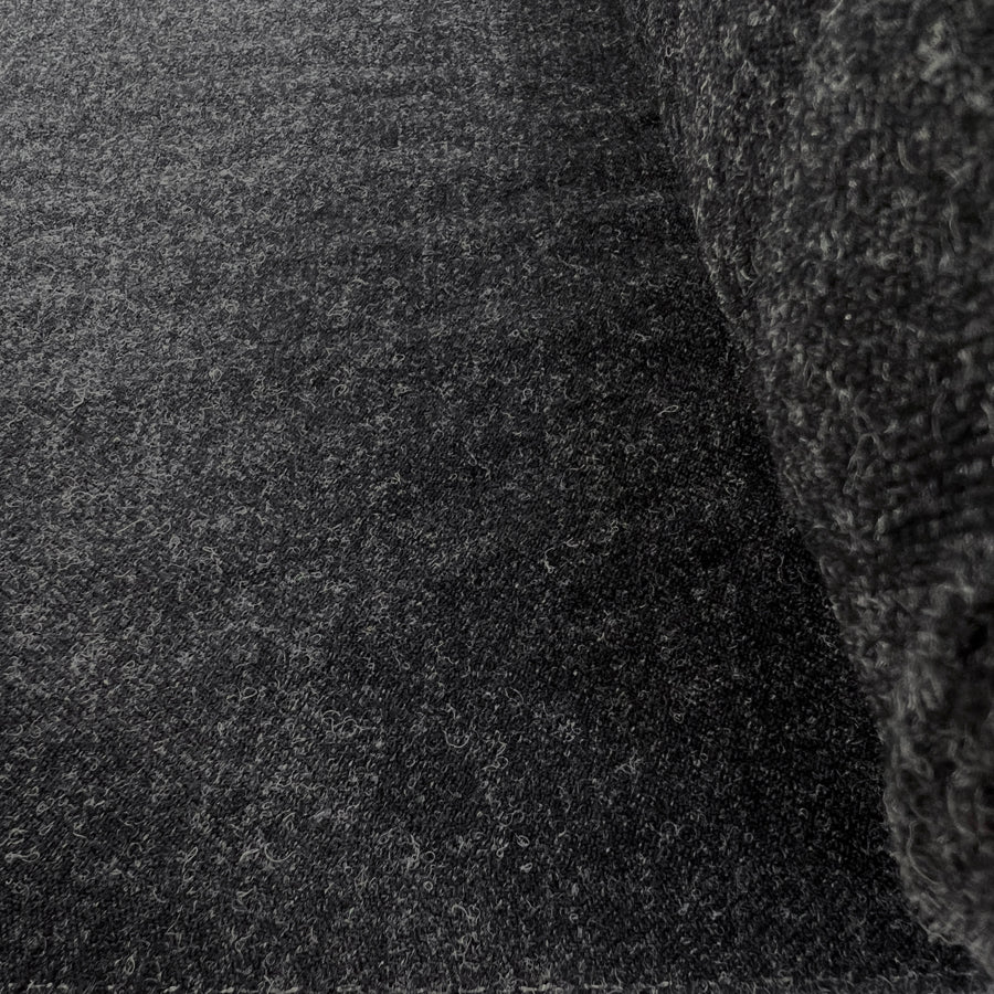 The Blooming Heather Wool Tweed British Black Suiting Fabric Roll