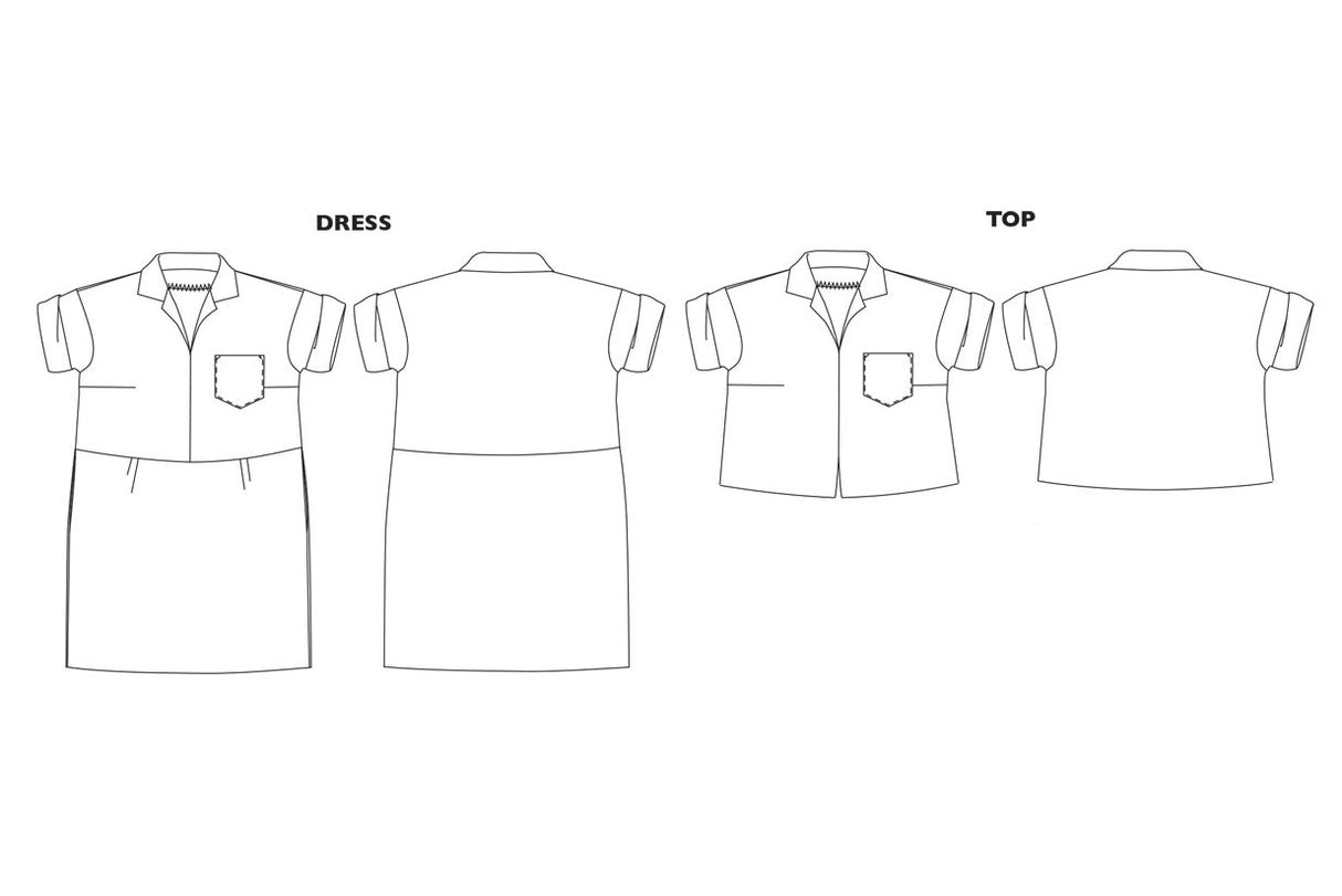 Merchant & Mills - Factory Dress Pattern (UK 20-28)