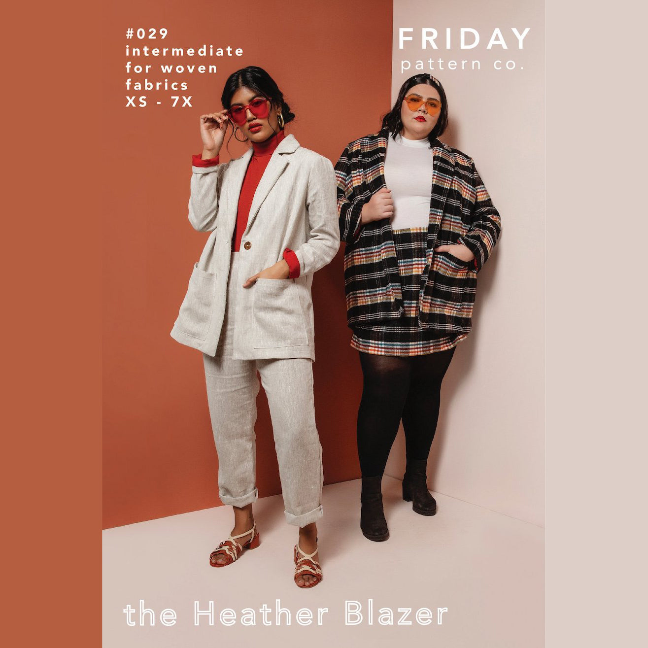 The Heather Blazer Pattern By Friday Pattern Company Front Cover 2