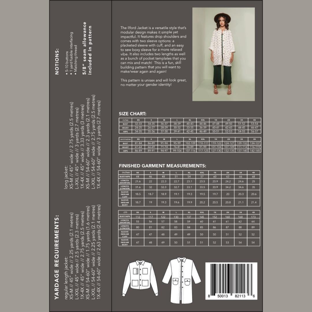 Friday Pattern Company - Ilford Jacket Pattern