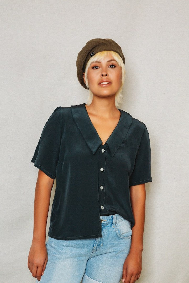 The Patina Blouse Pattern By Friday Pattern Company Model 3