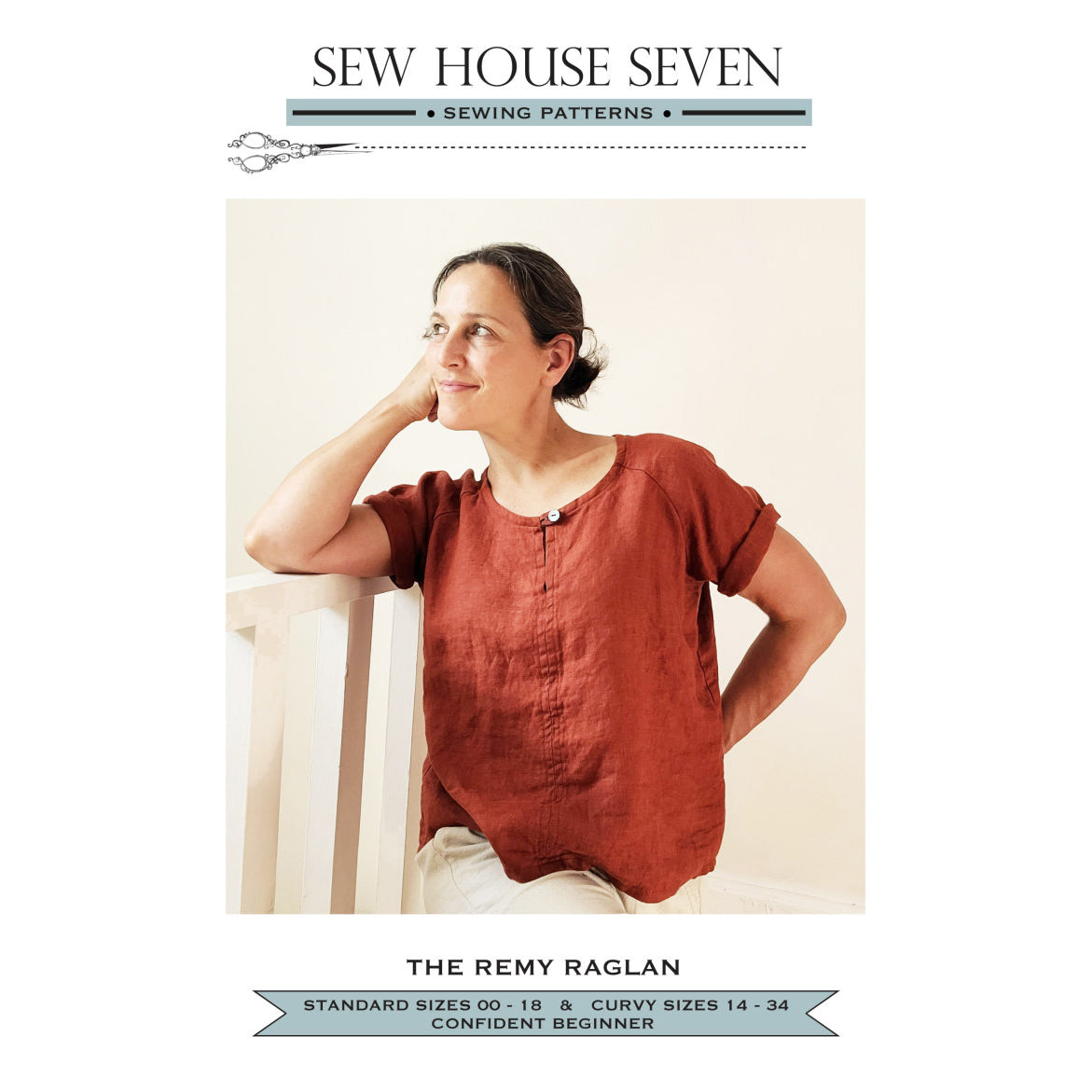 Sew House Seven - Remy Raglan Top Pattern (Sizes 00-34)