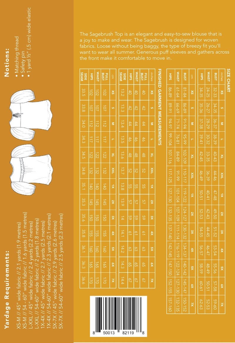 Friday Pattern Company - Sagebrush Top