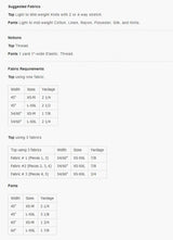 The Sewing Workshop - Picasso Top & Pants Pattern