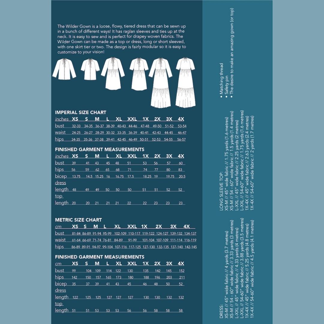 Friday Pattern Company - Wilder Gown Pattern