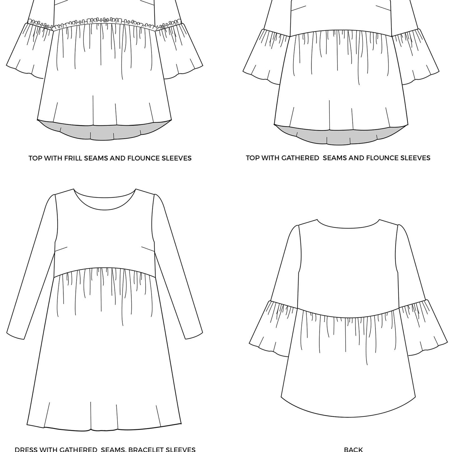 Tilly and the Buttons - Indigo Top & Dress Pattern (UK 6-24)