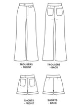Tilly and the Buttons - Jessa Trousers & Shorts (UK 6-20)