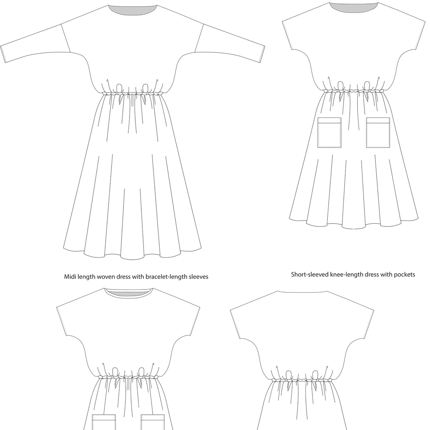 Tilly and the Buttons - Lotta Dress Pattern (UK 6-24)