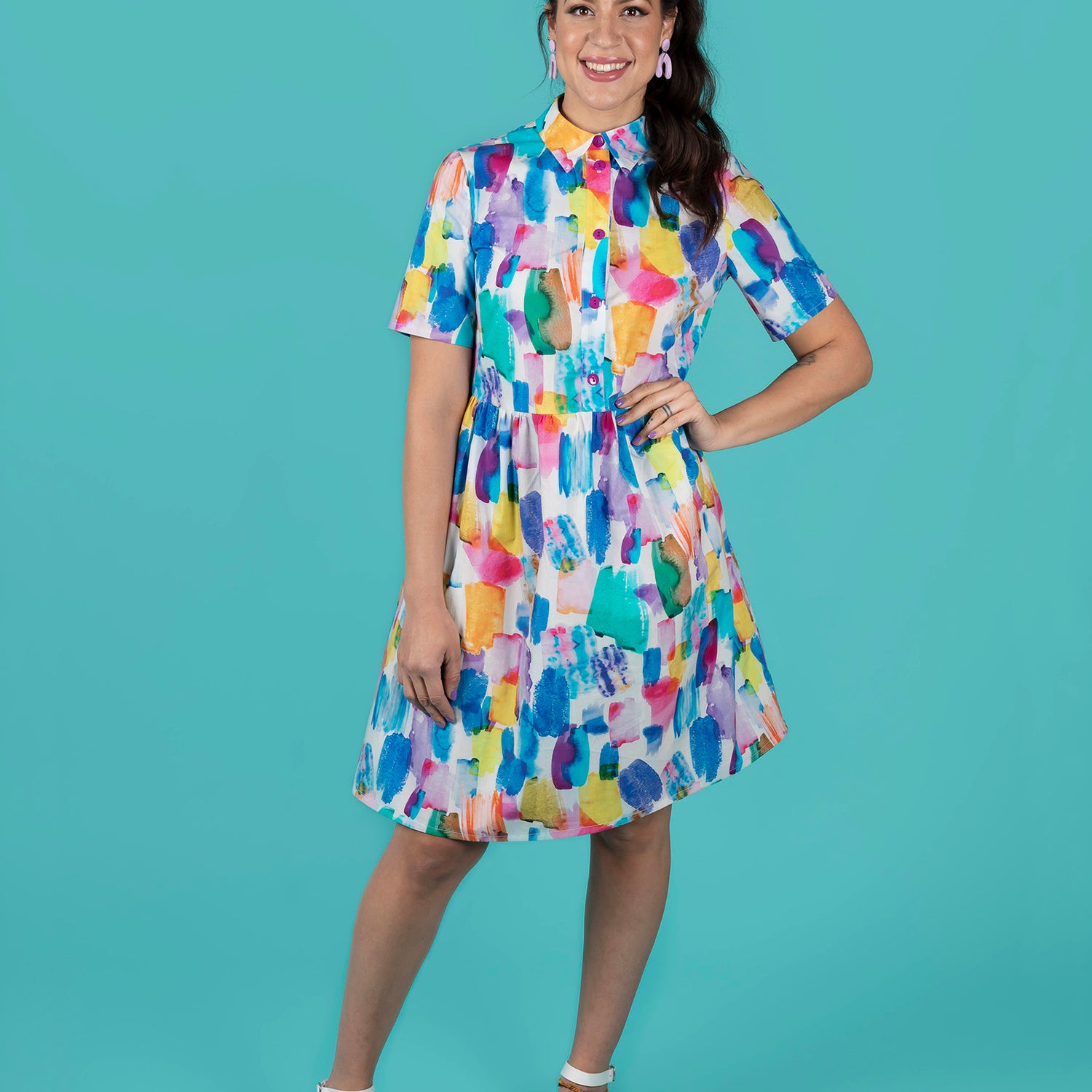 Tilly and the Buttons - Lyra Shirt Dress Pattern (UK 6-34)