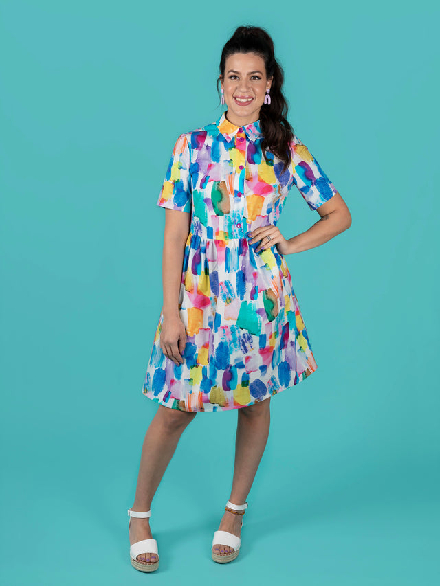 Tilly And The Buttons Lyra Shirt Dress Pattern 13